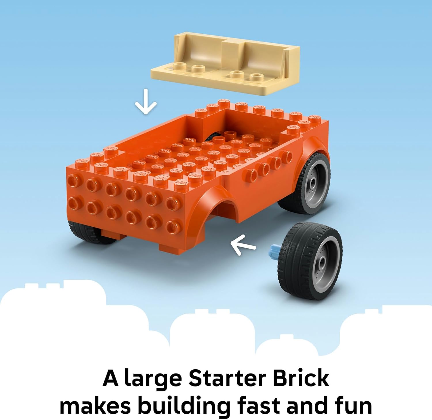 Lego Bluey 11202 Bluey's Beach And family Car Trip