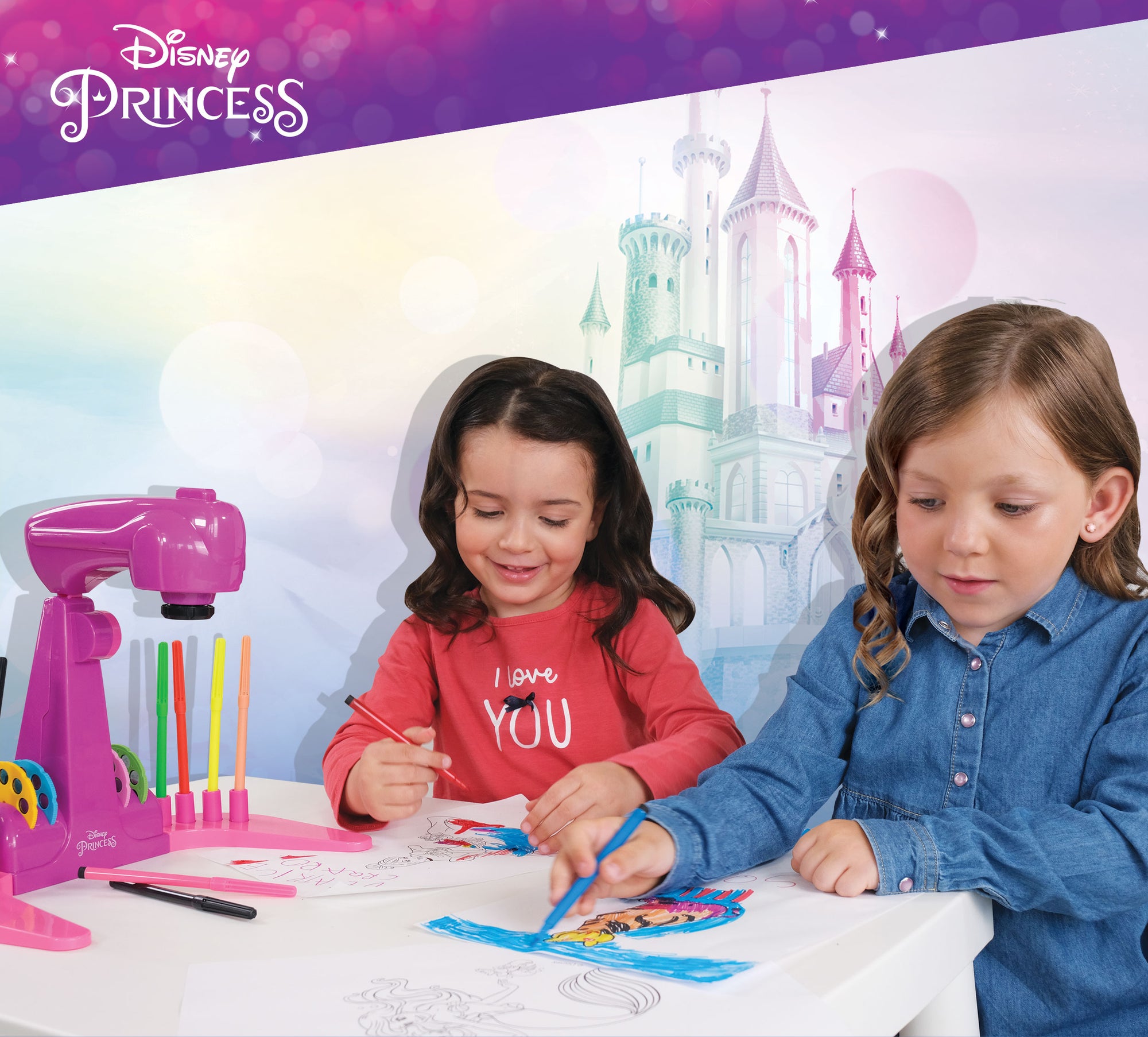 Disney Princess Projector Drawing School
