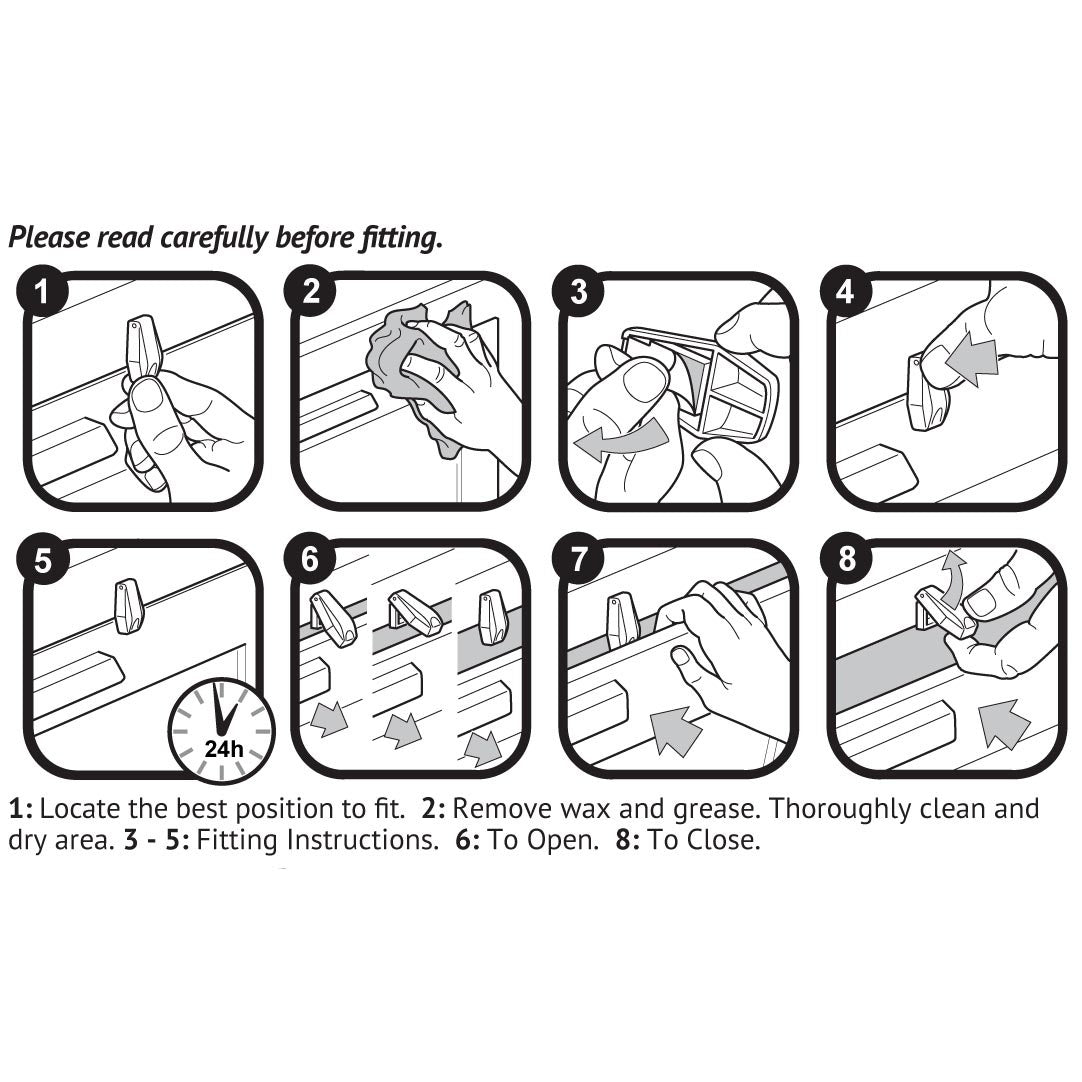 Clippasafe 4 Drawer Pinch Guards 75