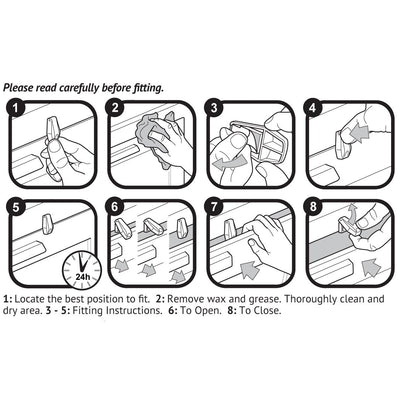 Clippasafe 4 Drawer Pinch Guards 75