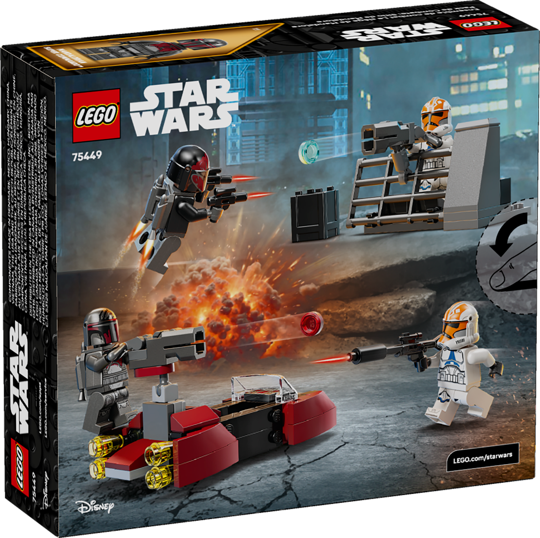 Lego Star Wars 75449 Siege Of Mandalore Battle Pack