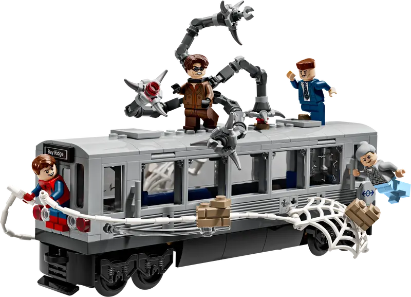 Lego Marvel 76321 SpiderMan vs Doc Ock Subway Train Scene