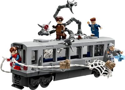 Lego Marvel 76321 SpiderMan vs Doc Ock Subway Train Scene