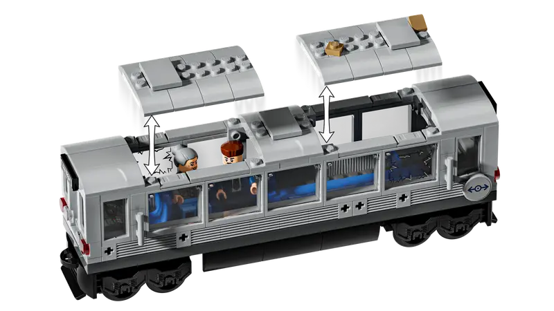 Lego Marvel 76321 SpiderMan vs Doc Ock Subway Train Scene