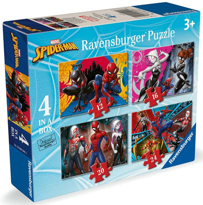 SpiderMan 4 In A Box Jigsaw Puzzle