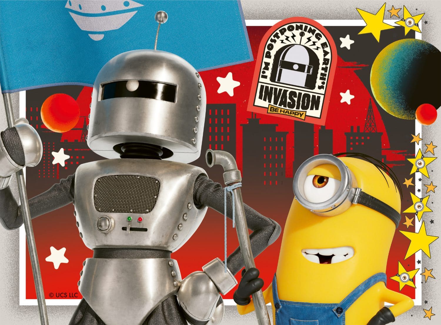 Minions And Monsters 4 In A Box Jigsaw