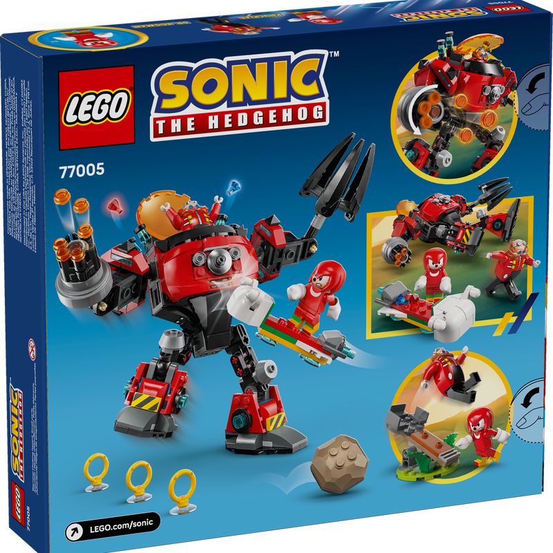 Lego Sonic The Hedgehog 77005 Kuckles vs Dr Eggman Egg Crusher Mec