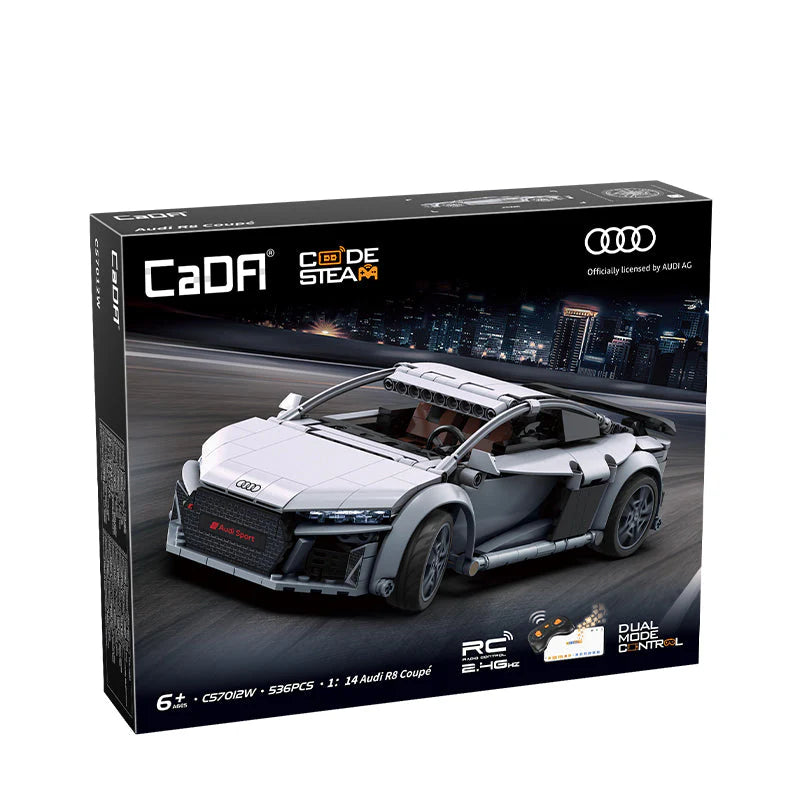 CaDA Audi R8 Coupe Construiction Set With Remote Control 536pc 1:14