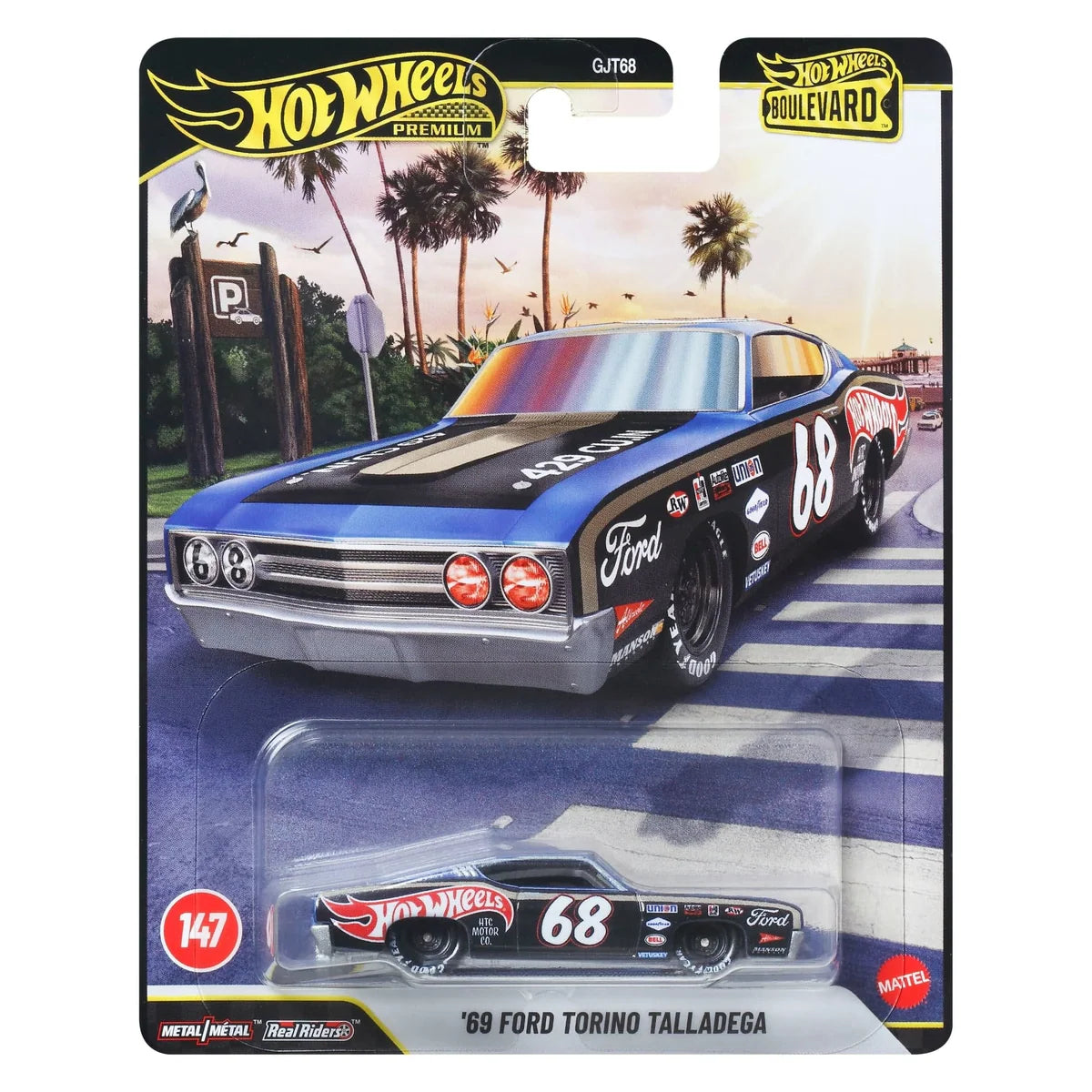 Hot Wheels Premium Boulevard '69 Ford Torion Talladega