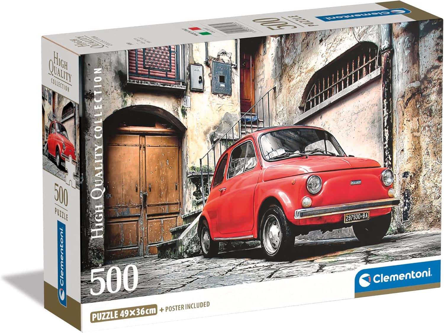 Clementoni 500pc Jigsaw Puzzle Fiat Cinquecento