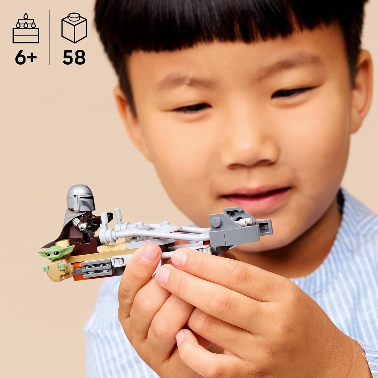 Lego Star Wars 75436 The Mandalorian And Grogu's Speeder Bike