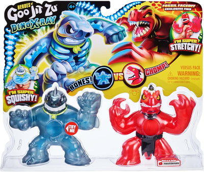 Heroes Of Goo Jit Zu Twin Pack Bones vs Chomp