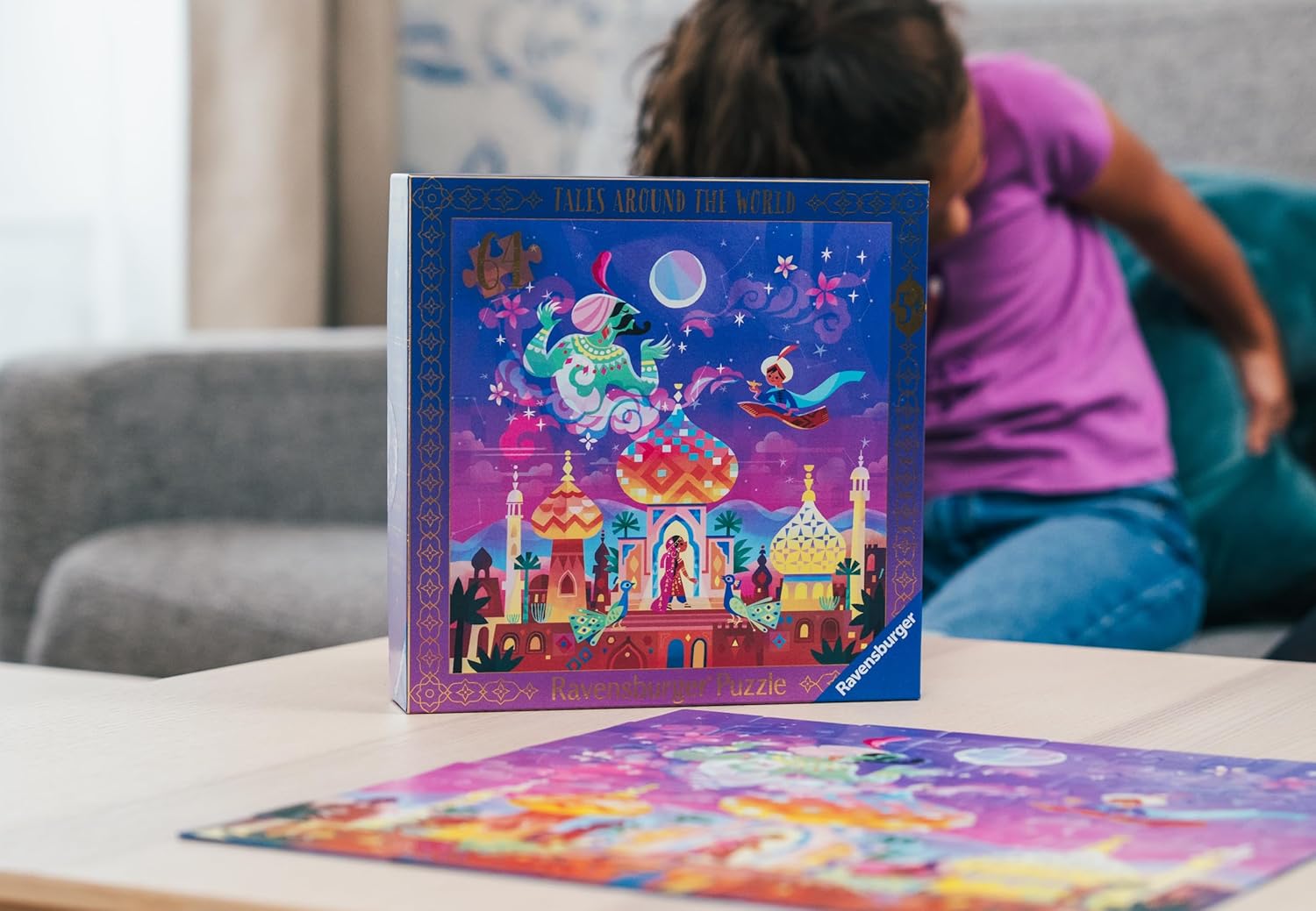 Ravensburger Tales Around The World Aladdin And The Wonderful Lamp 64pc Jigsaw Puzzle