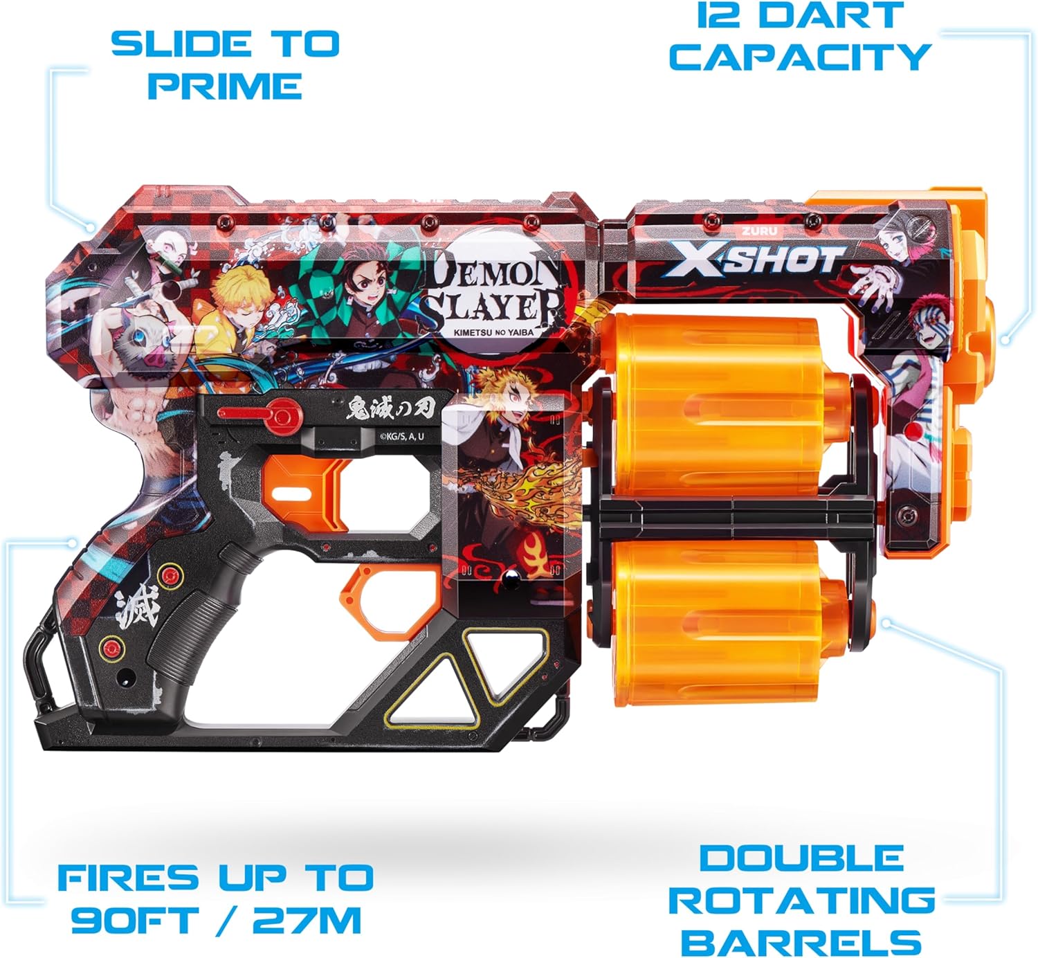 X Shot Dread Demon Slayer Dart Gun