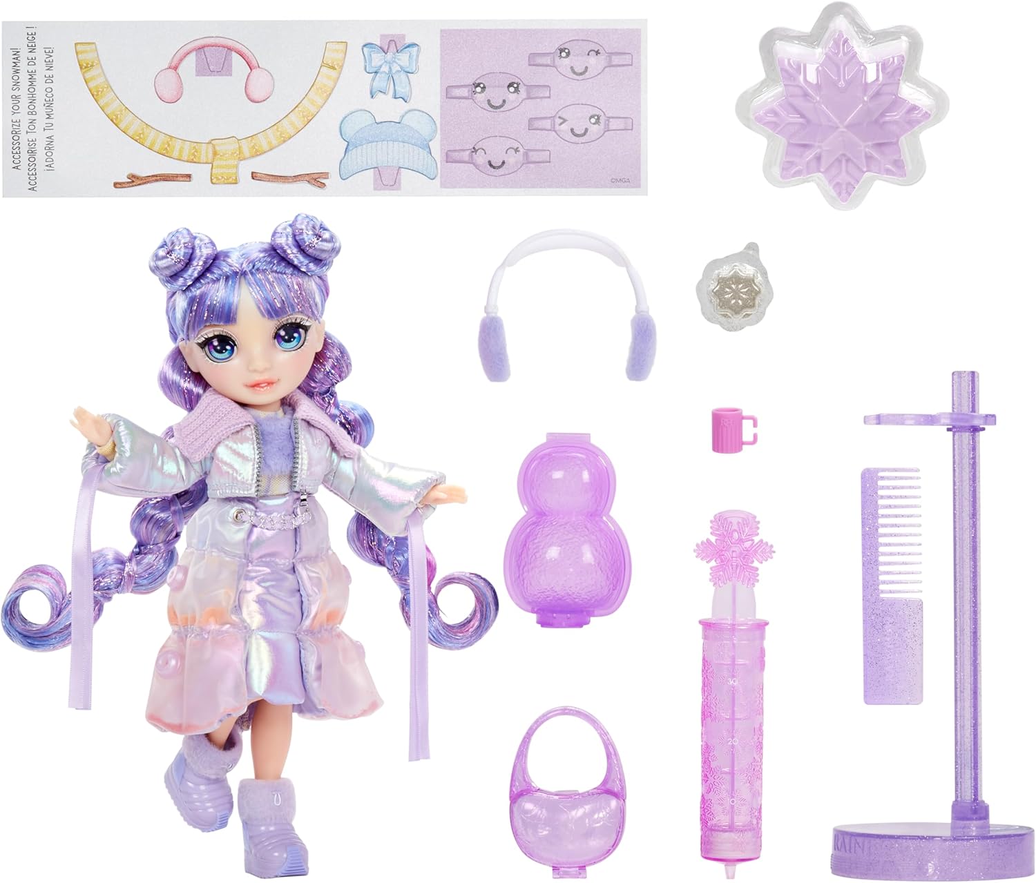 Rainbow High Winter Wonderland Doll Violet Willow