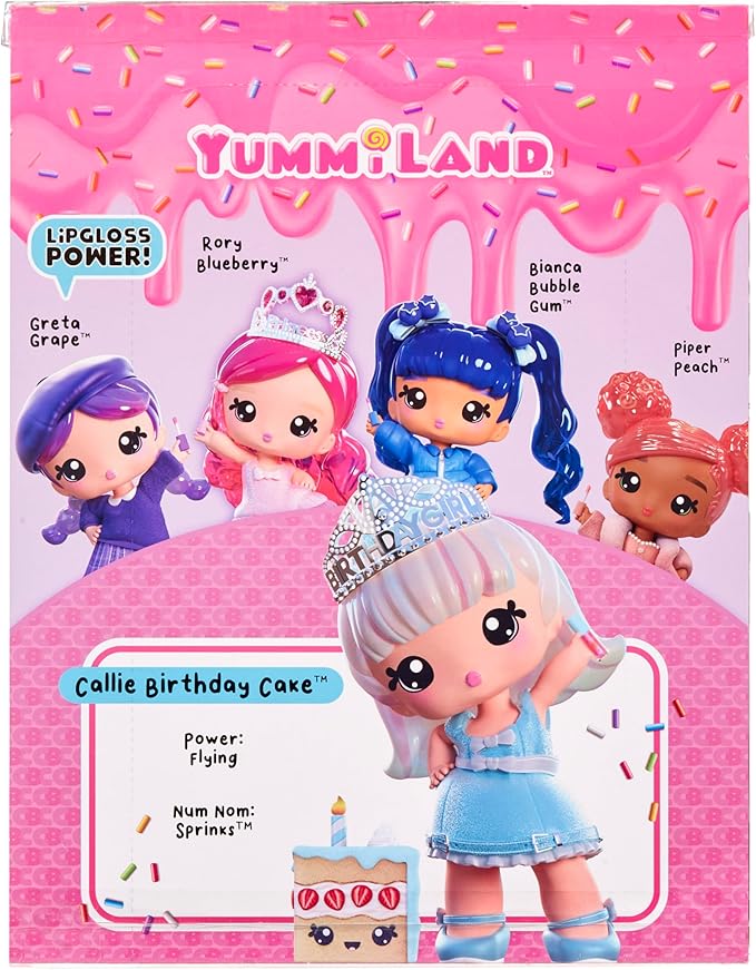 Yummiland Large Doll Lipgloss Pet Callie Birthday Pet