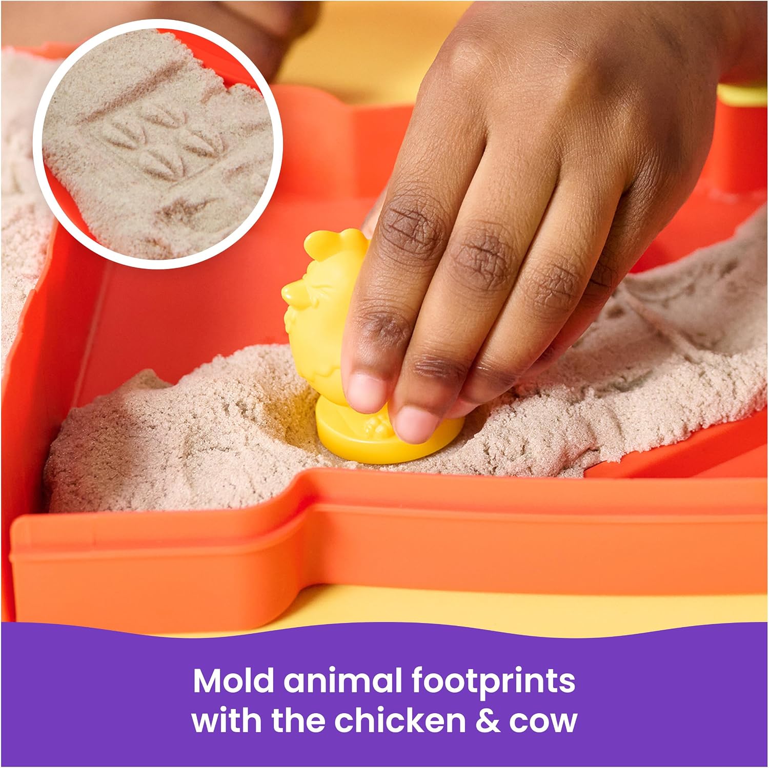 Kinetic Sand Sandy Farm Playset