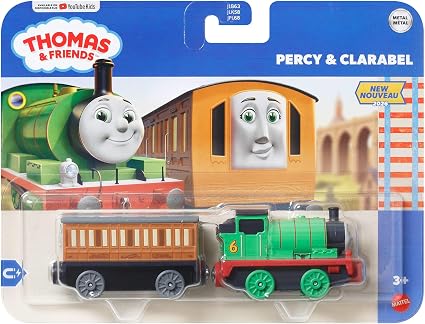 Thomas And Friends Percy And Clarabel Die Cast Train 2pk
