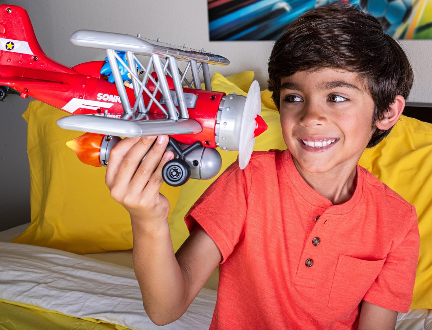 Sonic The Hedgehog Tornado Biplane Playset