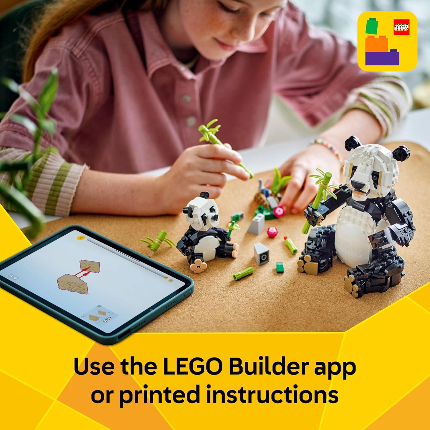 Lego Creator 31165 Wild Animals Panda Family