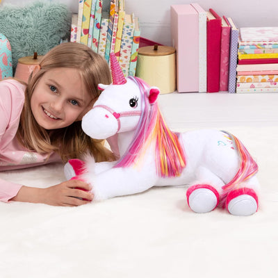 Magic Unicorn 40cm Unicorn Soft Toy With Light And Sounds