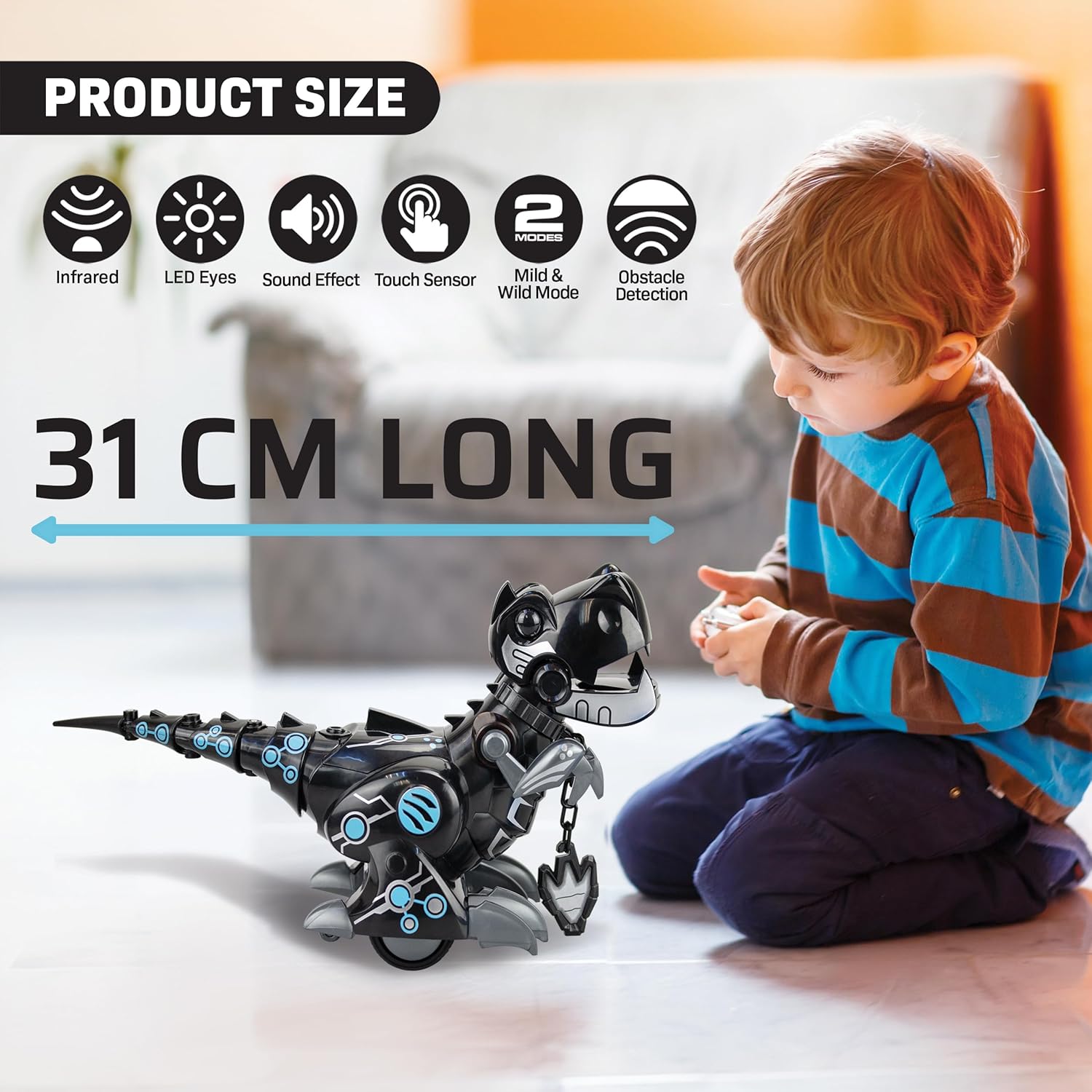Train My Dino 2 Remote Control Robot Dinosaur