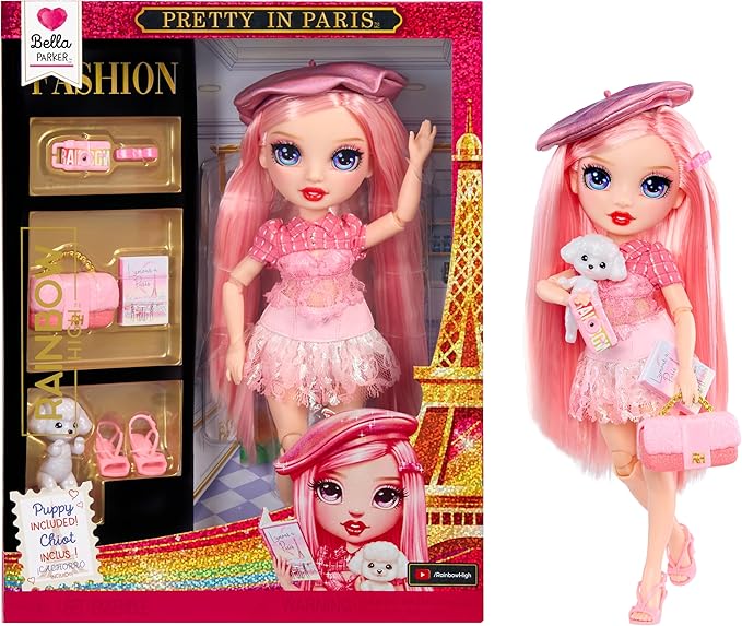 Rainbow High Pretty In Paris Doll Bella Parker