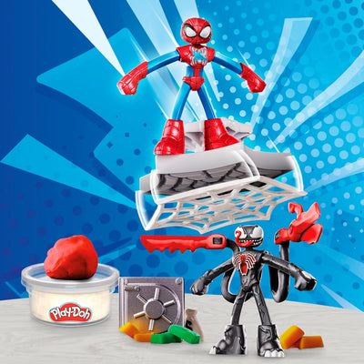 Play-Doh SpiderMan Launch And Slice Battle Playset