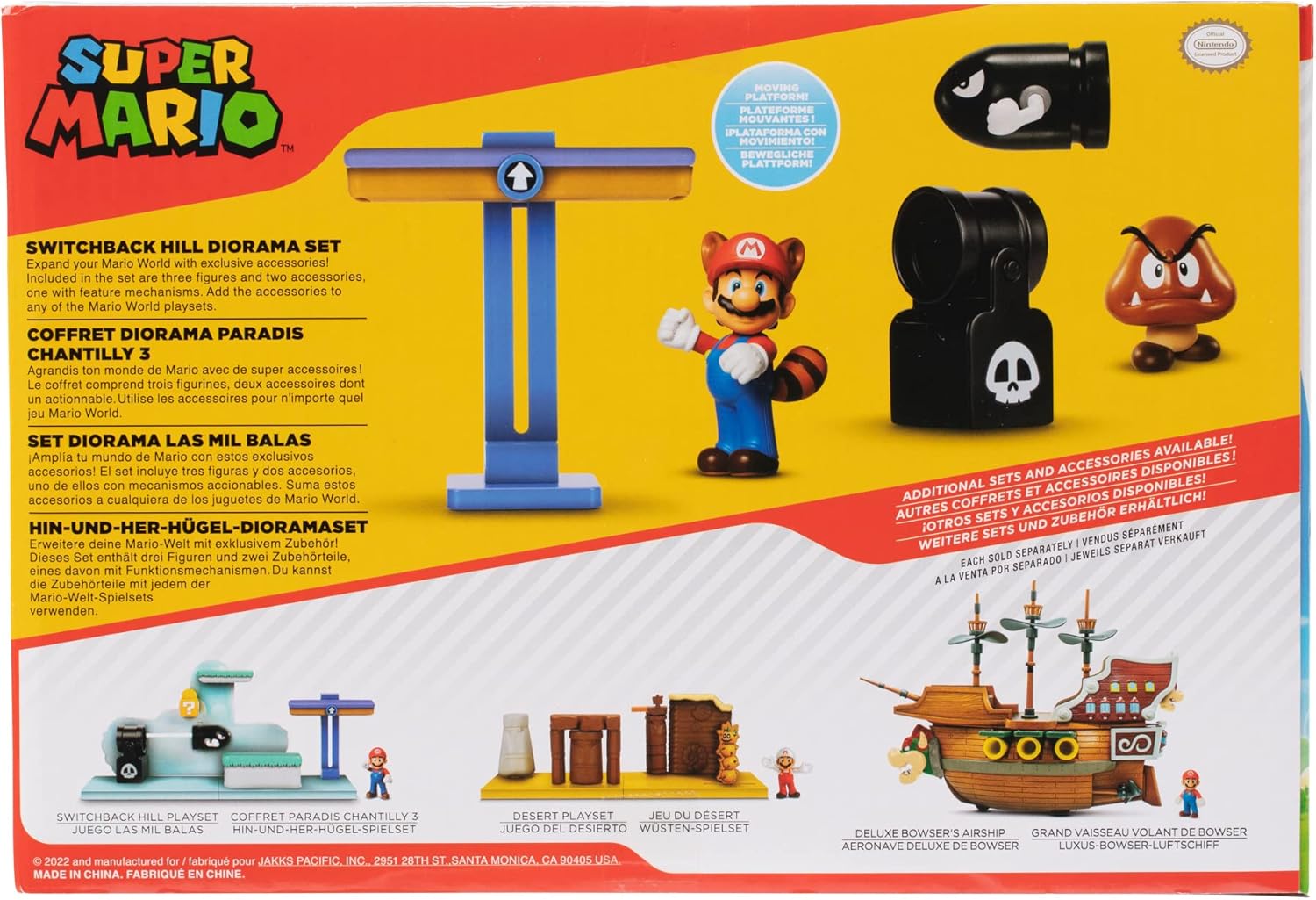Super Mario Switchback Hill Diorama Set