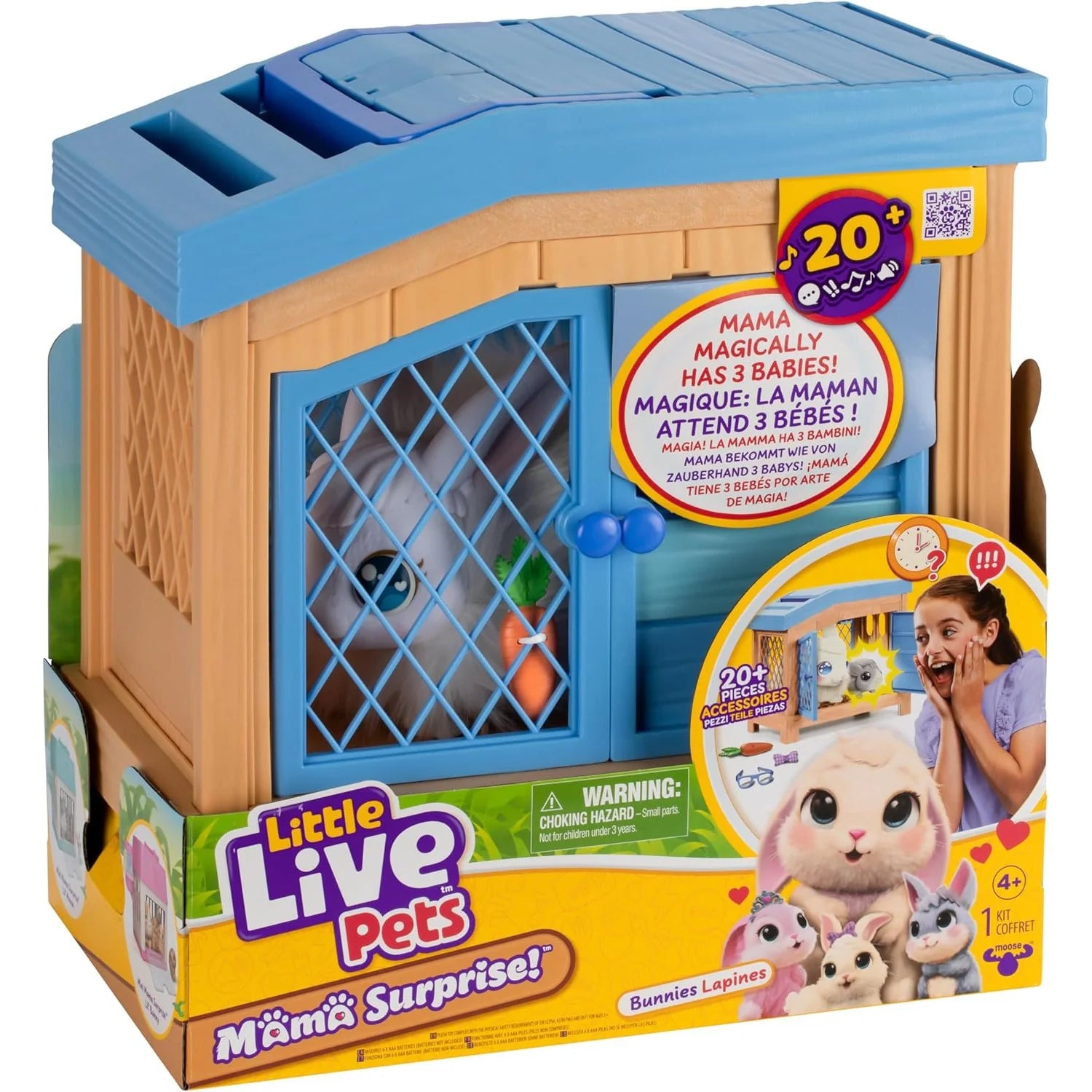 Little Live Pets Mama Surprise Bunnies Playset