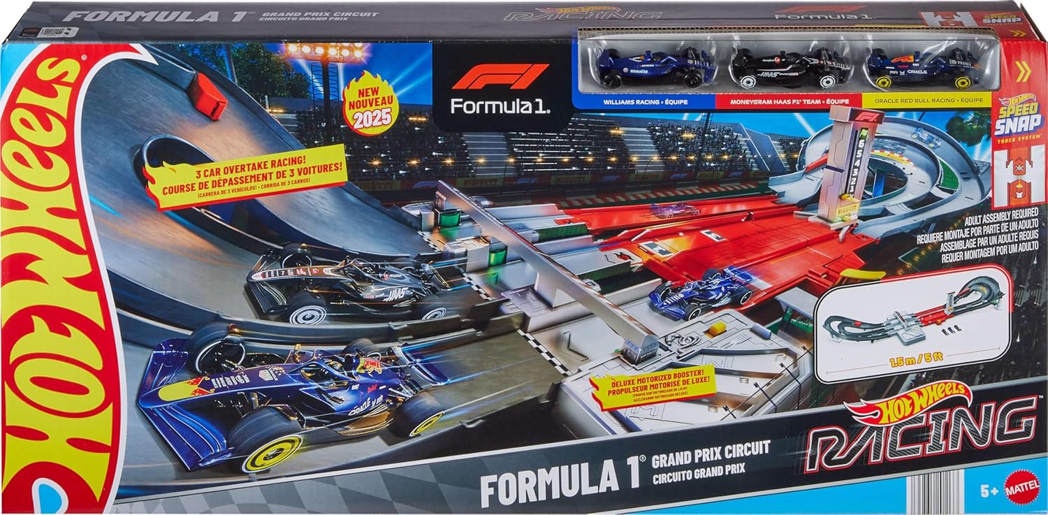Hot Wheels Racing Formula 1 Grand Prix Circuit Track Playset