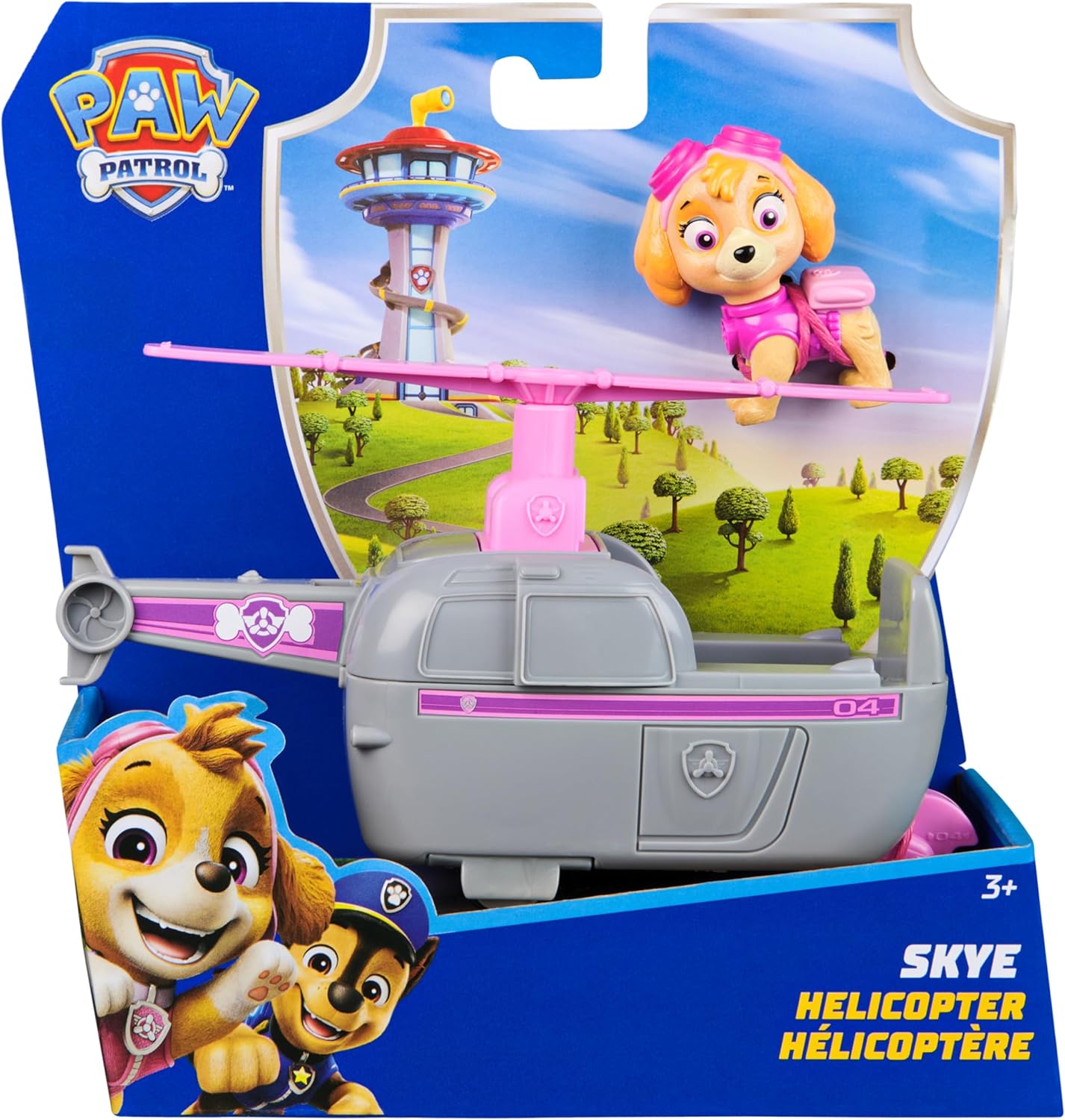 Paw Patrol Skye Helicopter Vehicle With Skye Figure