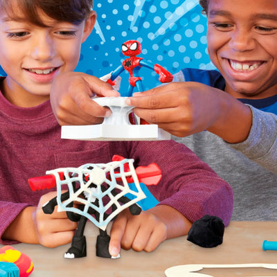 Play-Doh SpiderMan Launch And Slice Battle Playset