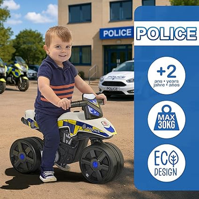 Police Ride On Motorcycle 2+