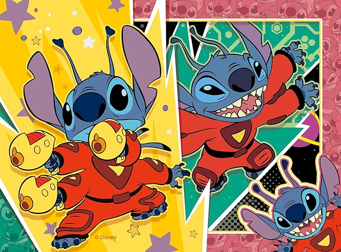 Disney Stitch 4 In A Box Jigsaw Puzzle