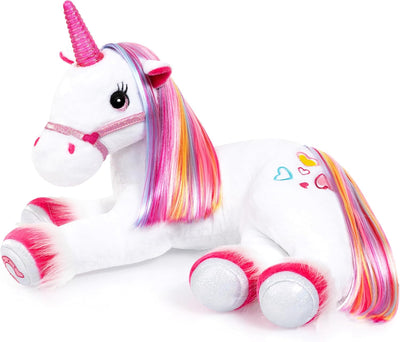 Magic Unicorn 40cm Unicorn Soft Toy With Light And Sounds