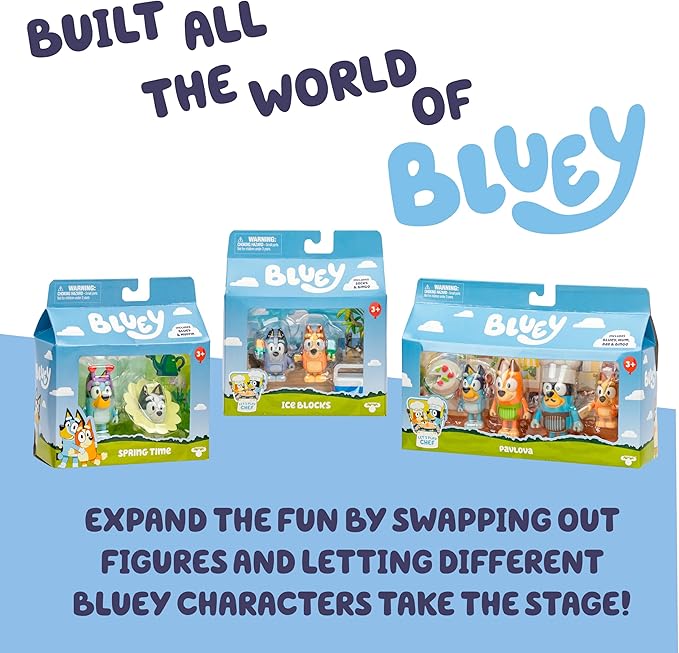 Bluey Ice Blocks 2 Figure Pack