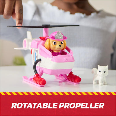 Paw Patrol Fire Rescue Vehicle Skye With Fire Rescue Chopper