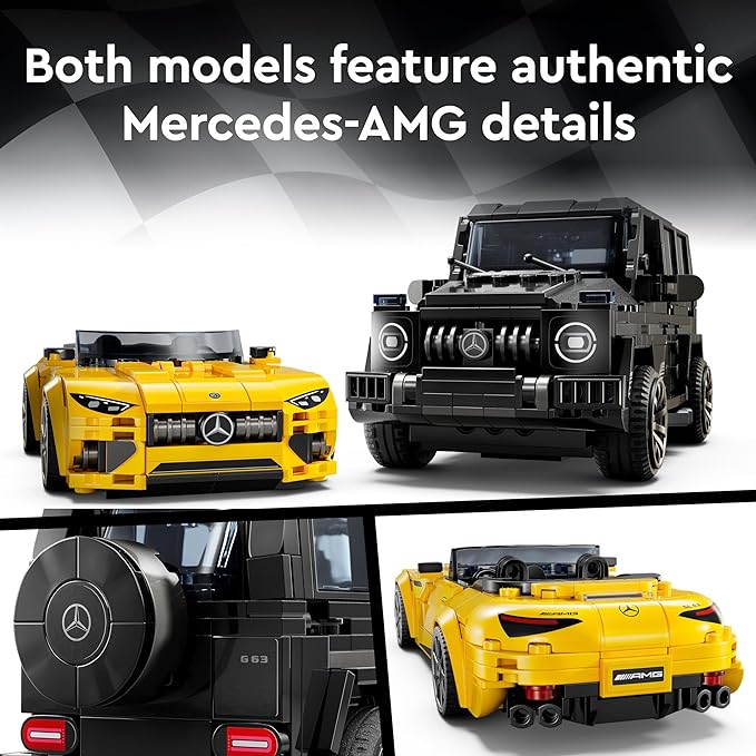 Lego Speed Champions 76924 Mercedes AMG G 63 And Mercedes AMG SL63