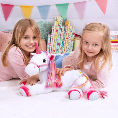 Magic Unicorn 40cm Unicorn Soft Toy With Light And Sounds