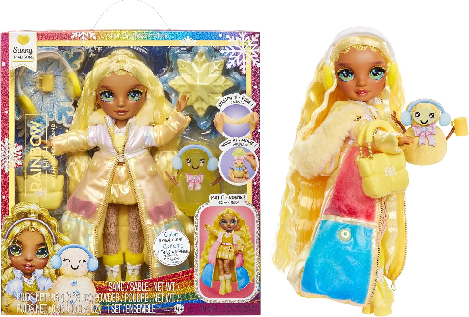 Rainbow High Winter Wonderland Doll Sunny Madison