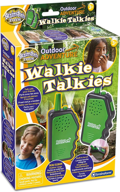 Brainstorm Walkie Talkies With Built In Torch