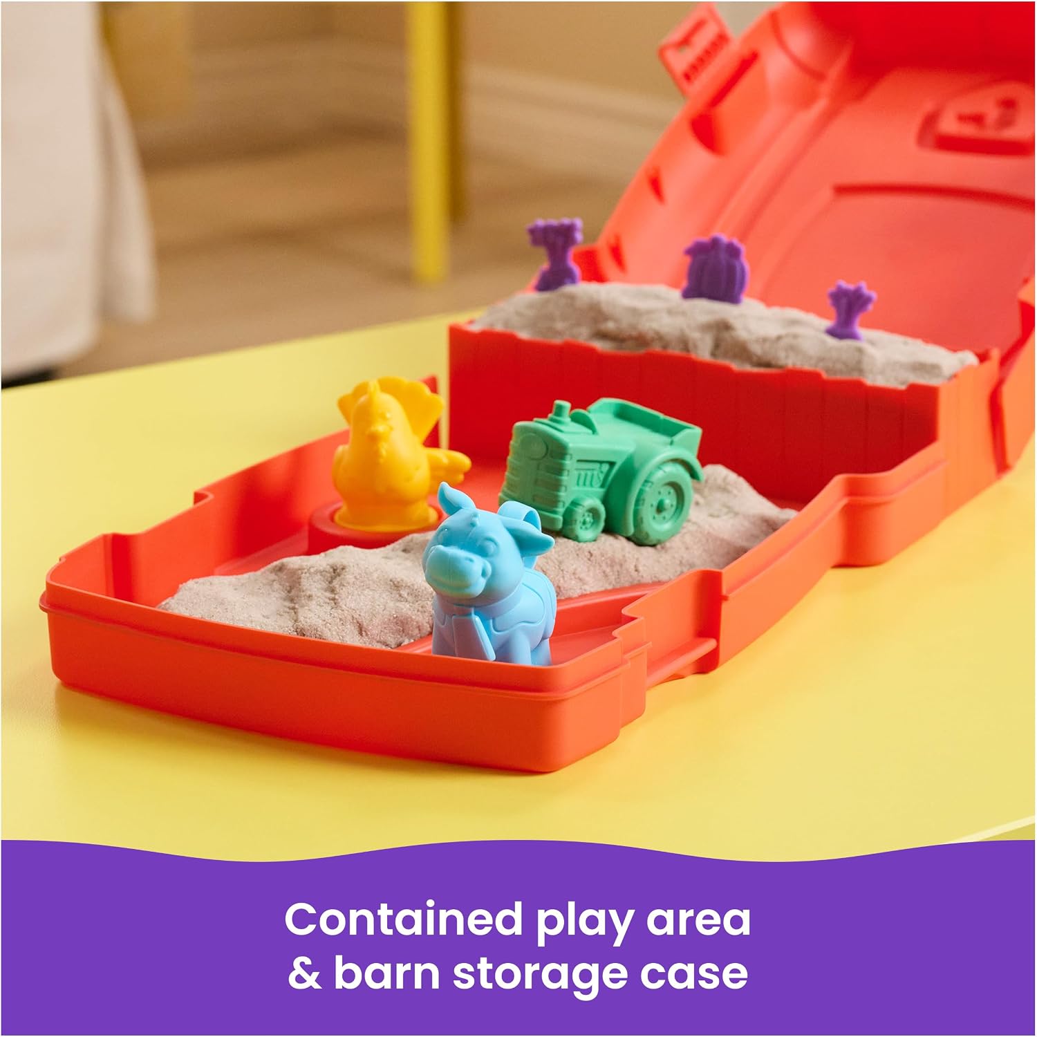 Kinetic Sand Sandy Farm Playset