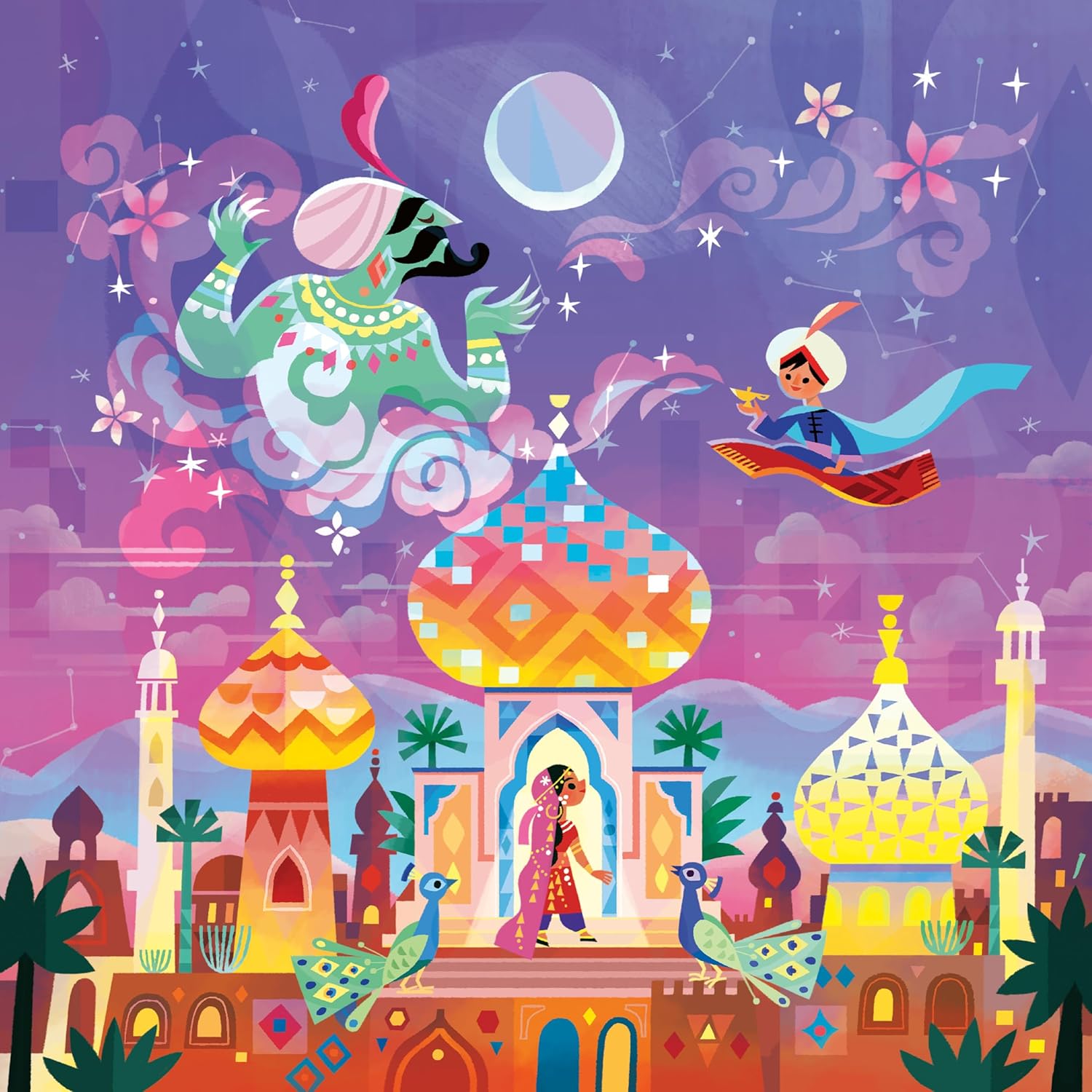 Ravensburger Tales Around The World Aladdin And The Wonderful Lamp 64pc Jigsaw Puzzle