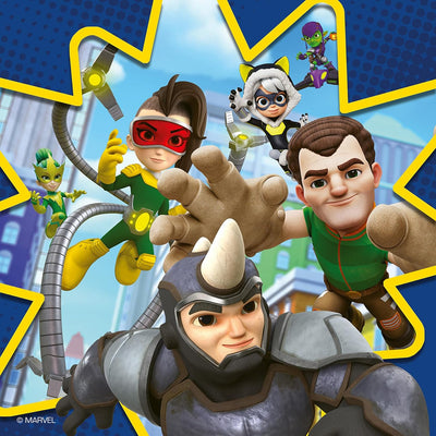 SpiderMan Spidey And His Amazing Friends 3 x 49pc Jigsaw Puzzles