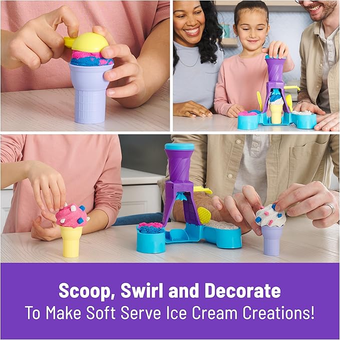Kinetic Sand Soft Serve Station Playset