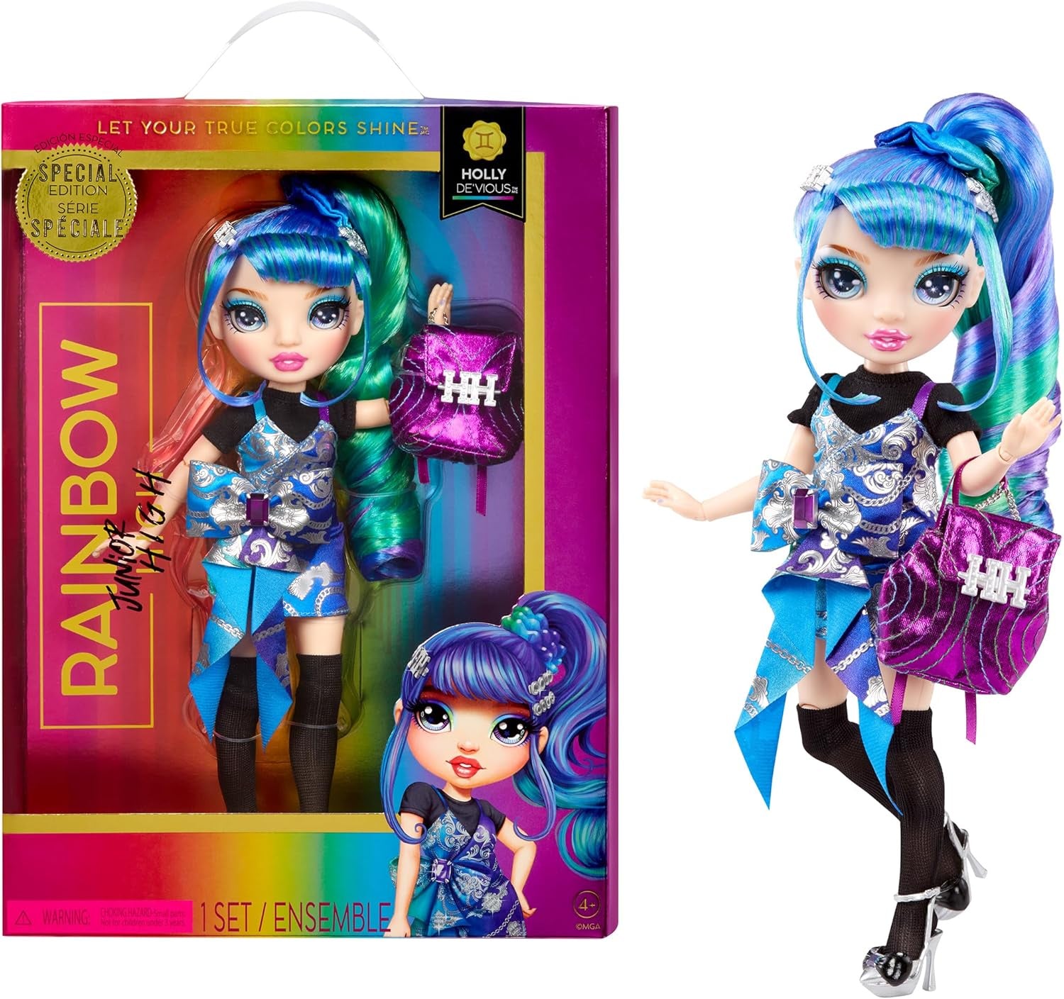 Rainbow High Junior High Doll Holly De'Vous