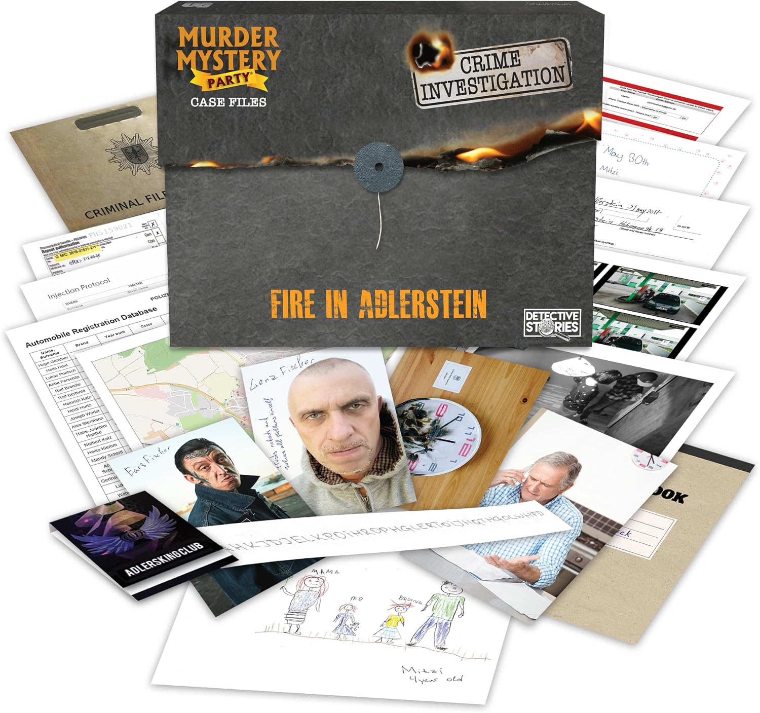 Murder Mystery Party Game Fire In Adlerstein