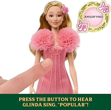 Wicked Musical Sining Glinda 30cm Doll