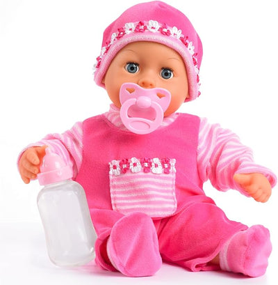 Bayer First Words 38cm Baby Doll With Accessories and Sounds